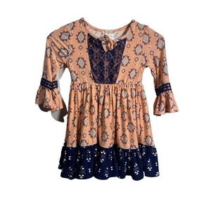 self esteem girls long sleeve dress size 5